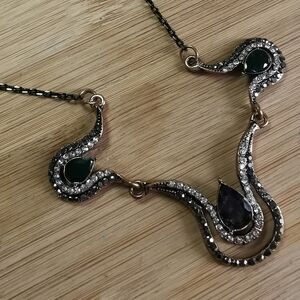 Emerald Green 💚 Fashion Crystal Necklace